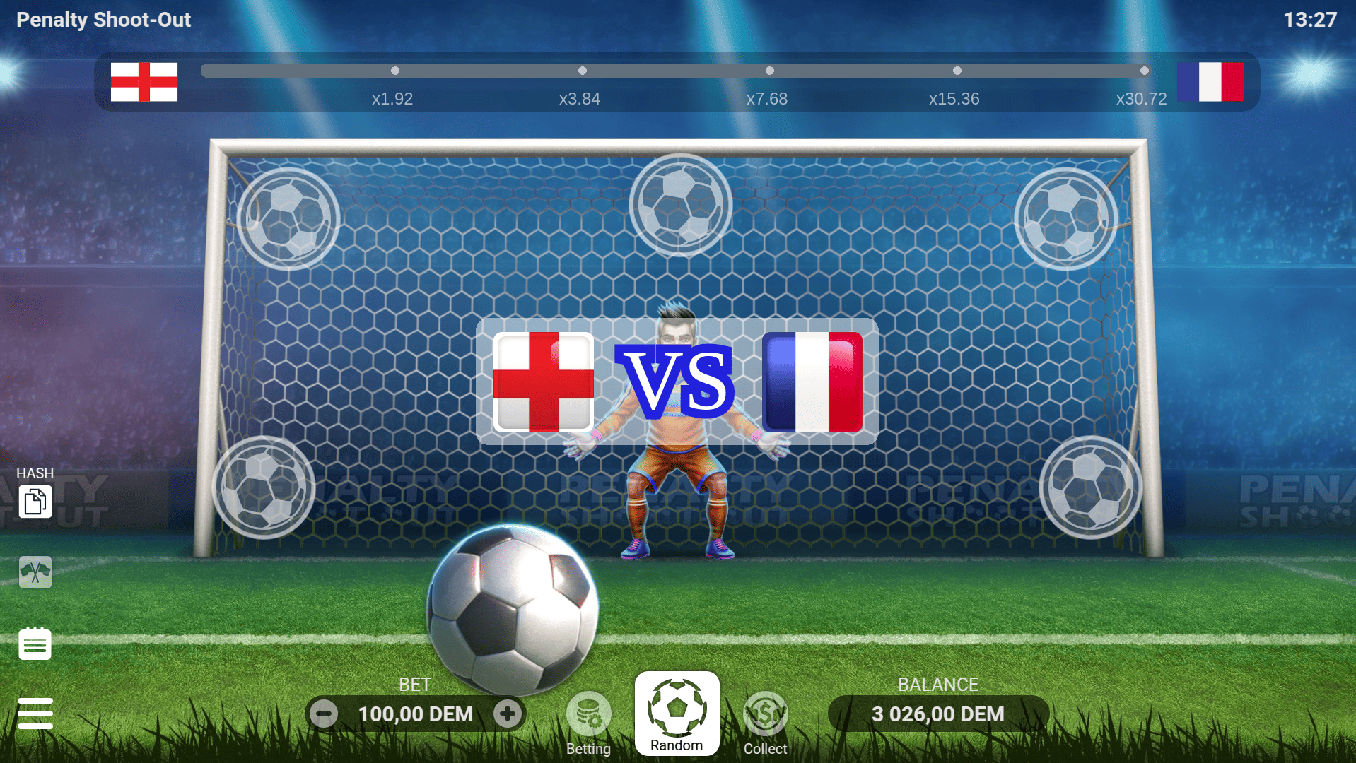 1st screen of game